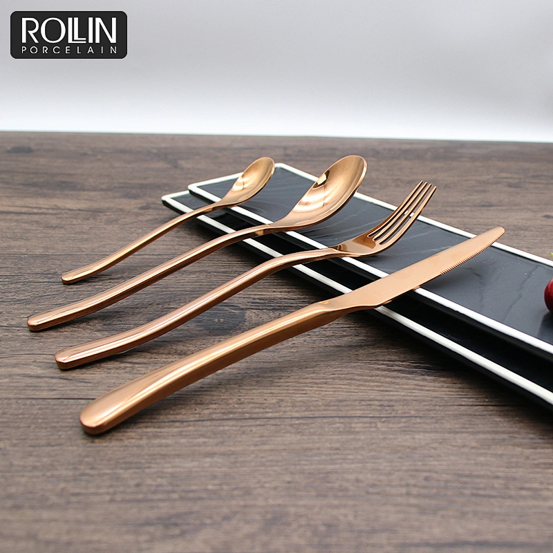 Low MOQ High Quality Stainless Steel Fork Spoon Knife Cutlery