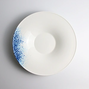 Blue Design Banquet Hall  Tableware Dinner Set Nordic Sea Tableware  Restaurant Porcelain Dinner Set