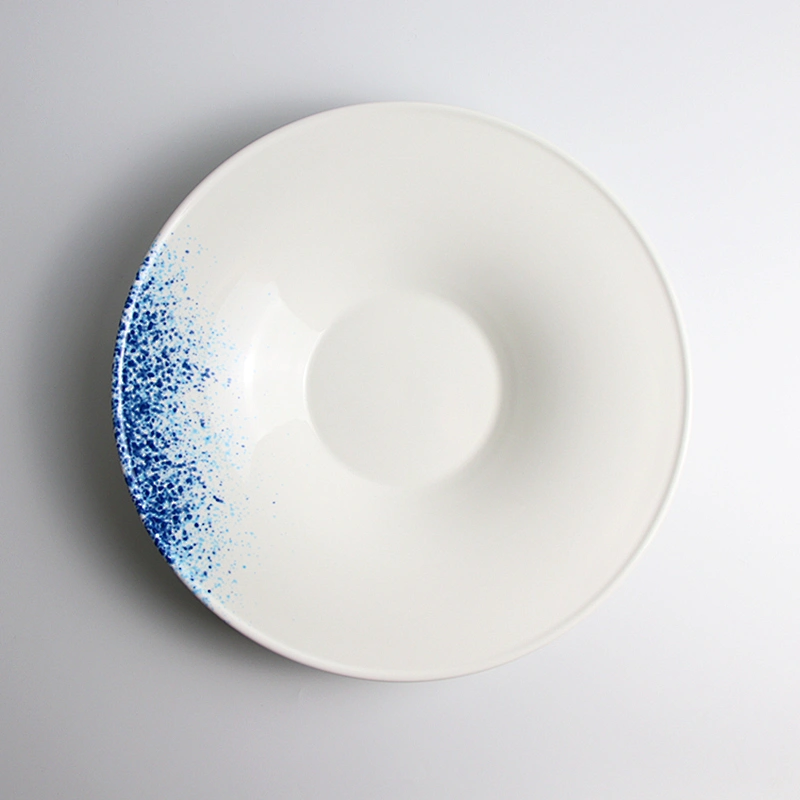 Blue Design Banquet Hall  Tableware Dinner Set Nordic Sea Tableware  Restaurant Porcelain Dinner Set