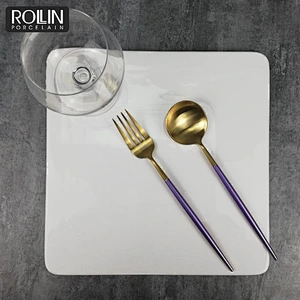 Wholesale high quality house dinnerware ceramic dessert plate wedding porcelain plates white