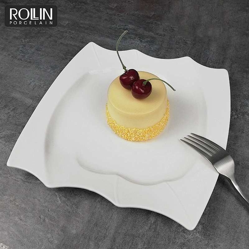 Wholesale custom size wedding plate Japanese porcelain plates for dinner