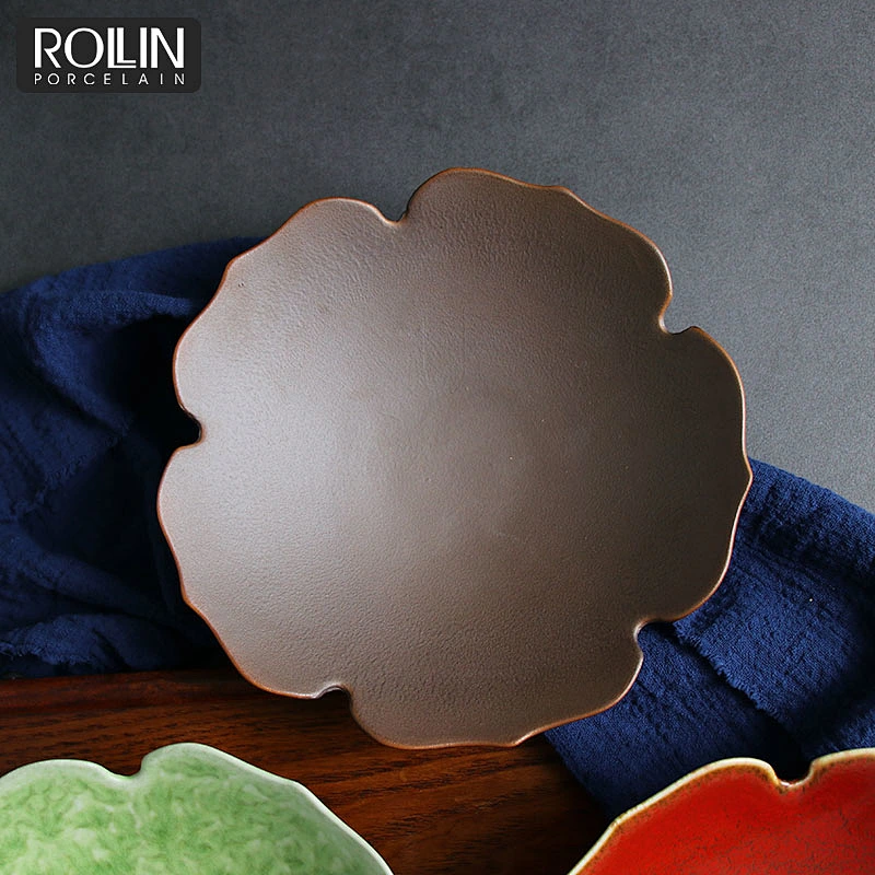 Glaze Plate Decal Porcelain Plates Korean Plates