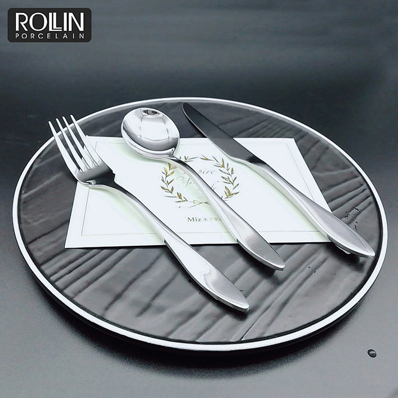 Dessert Knife Dessert Spoon and Dessert Fork for Hotel and Restaurant