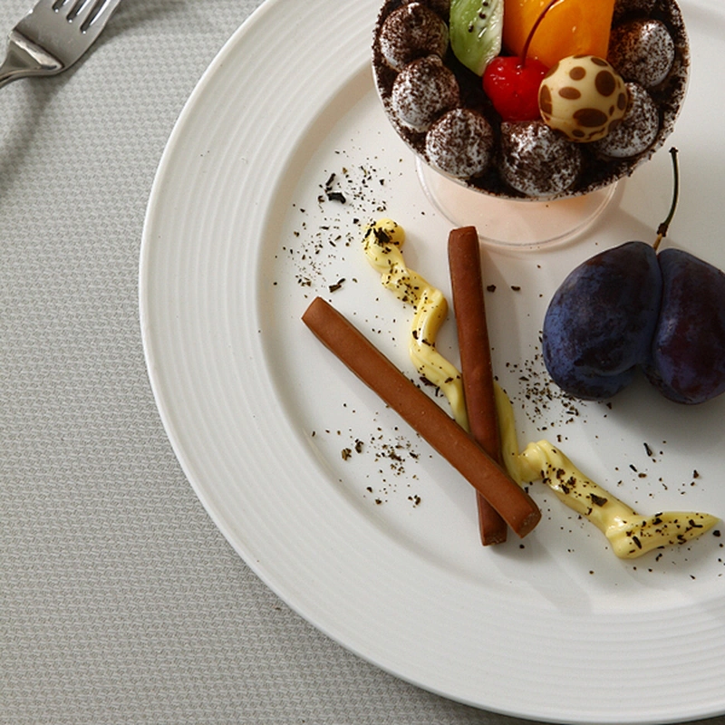 Modern Design Ceramic Dinner Plates Porcelain Dessert Plates Restaurant Plates