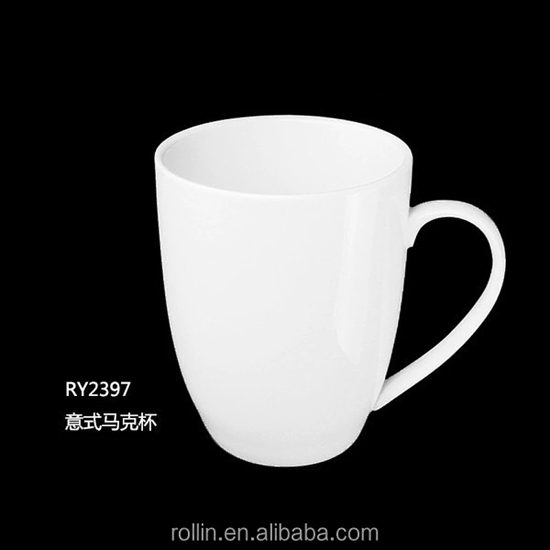 White Color Promotional Porcelain Mug Large Oversized Big Coffee Ceramic Mug