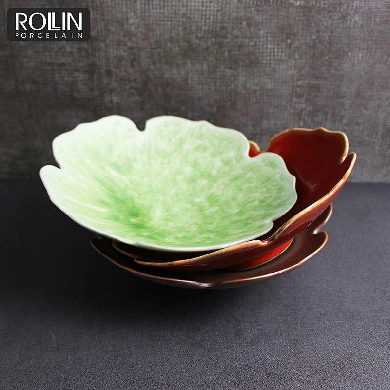 Glaze Plate Decal Porcelain Plates Korean Plates