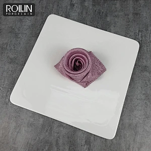 Wholesale high quality house dinnerware ceramic dessert plate wedding porcelain plates white