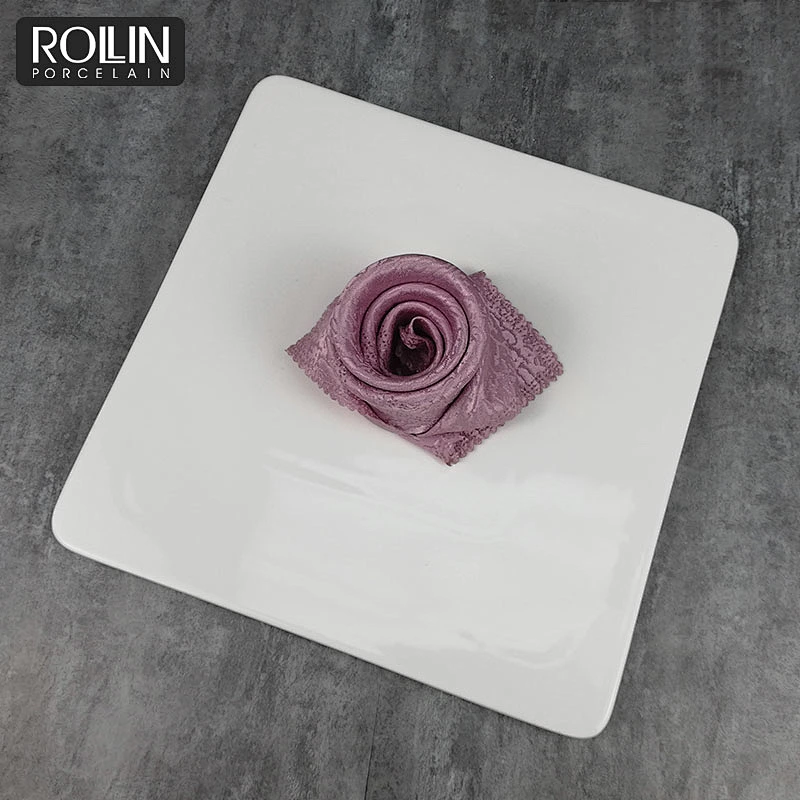 Wholesale high quality house dinnerware ceramic dessert plate wedding porcelain plates white