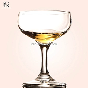 Wedding coupe champagne glasses