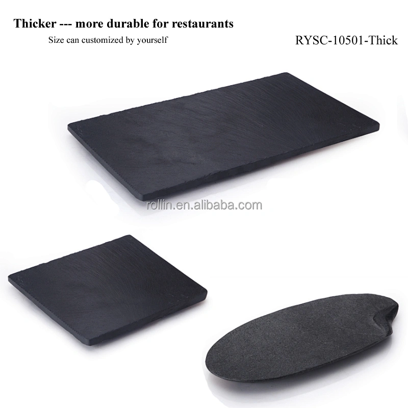 Fast Hot Plate Natural Slate Steak Stone For Cooking