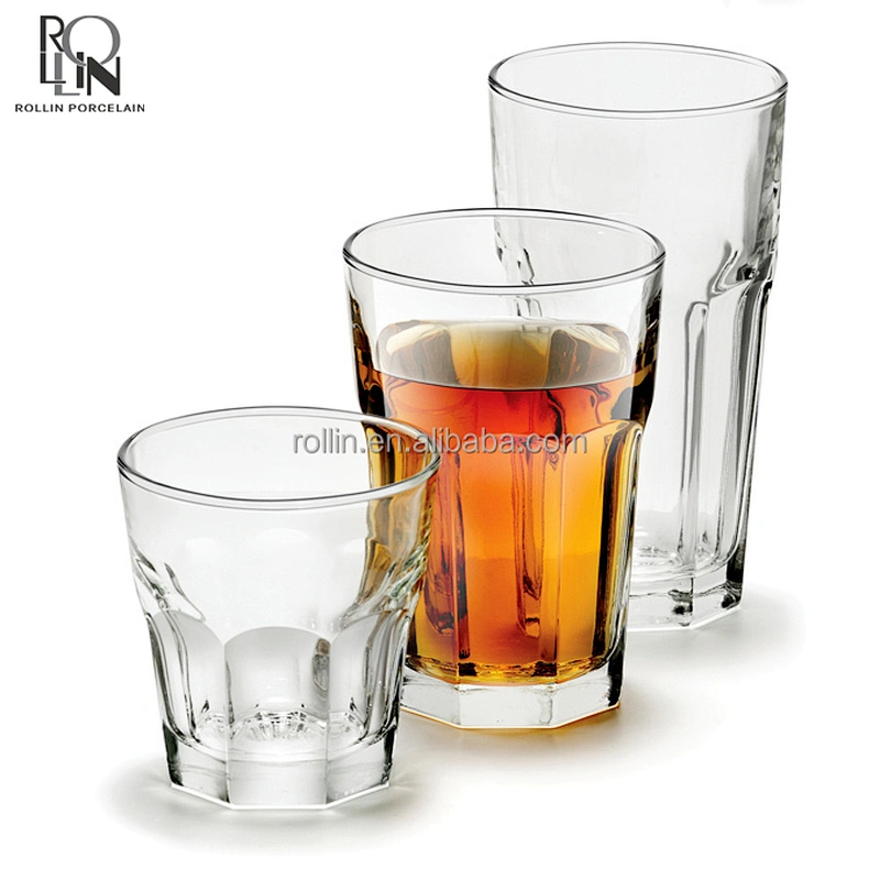 Factory Direct Wholesale Durable Glass Tea Cup Mugs Drinking Glass Measuring Cup