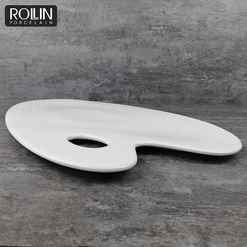 white tableware porcelain plate ceramic serving plate