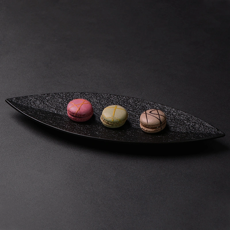 2020 New style black white ceramic dinner plates porcelain dinner sets restaurant dinnerware