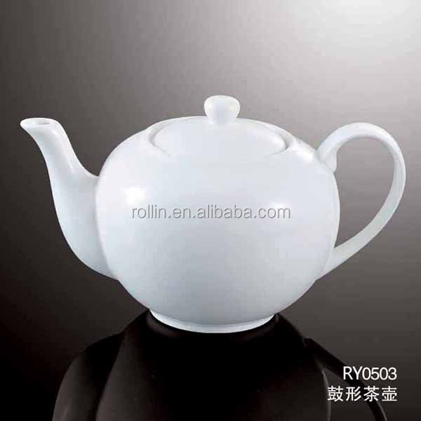 Hot sell Restaurant Ceramic coffee cup Tea, Chip-resistant Porcelain Pot Coffee Set, Commercial Crockery Tea & Coffee Pot