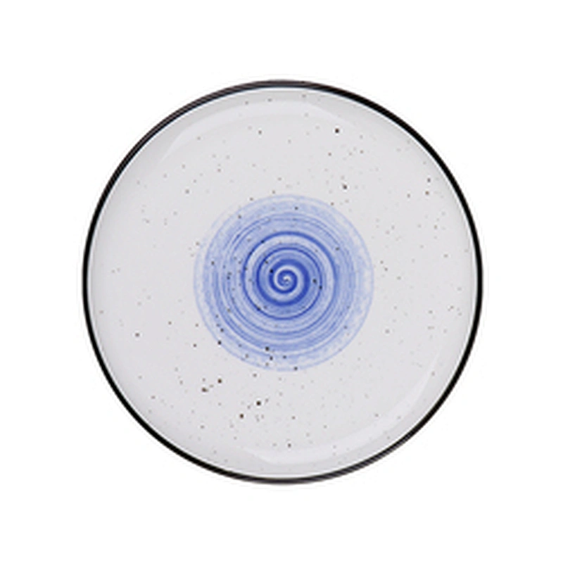 New Design Solid Color Spotted Tablewares Party Supplies Porcelain Charger Ceramic Plates