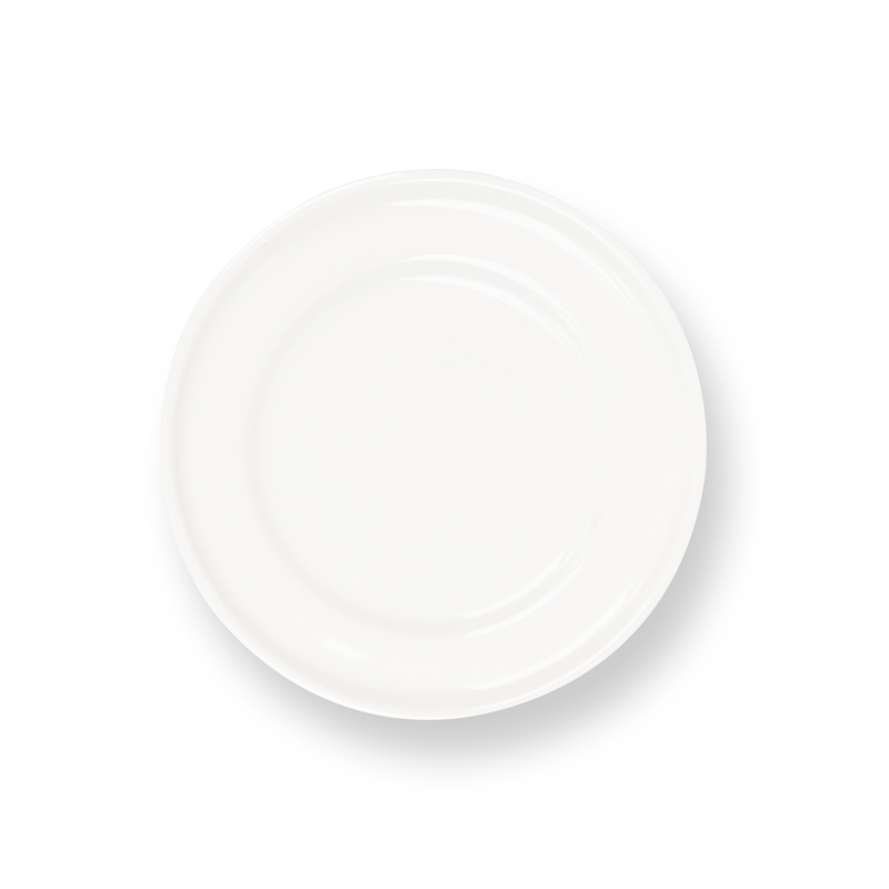 Hotel Banquet Used White Ceramic All Size Round White Porcelain Dinner Plate