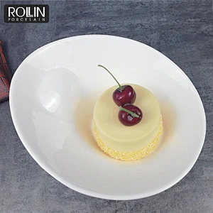 wholesale hotel restaurant banquet bowl cheap white dinner porcelain ceramic salad bowl