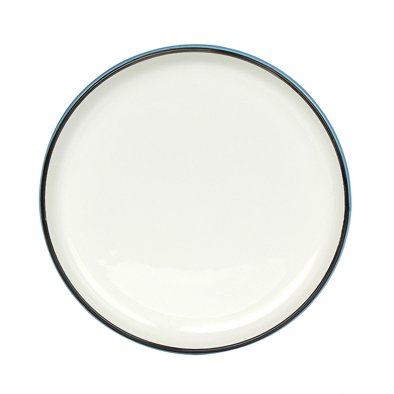 Ceramic Dinner Porcelain White Customize Dining Set Hotel Round Banquet Buffet Low Price Good Restaurant Food Plate
