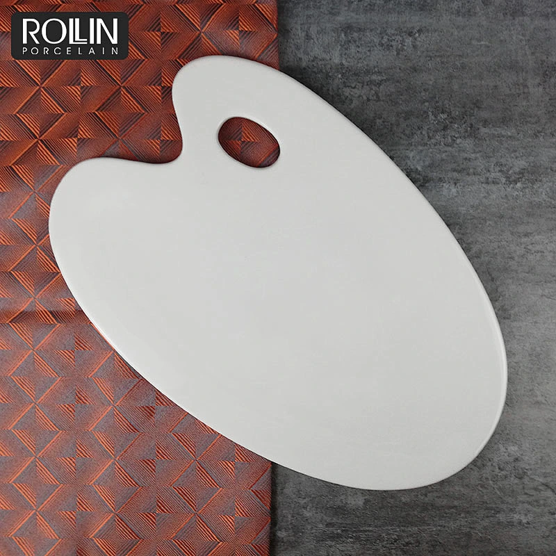 white tableware porcelain plate ceramic serving plate