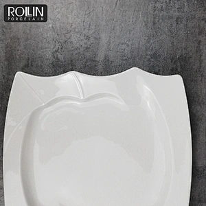 Wholesale custom size wedding plate Japanese porcelain plates for dinner
