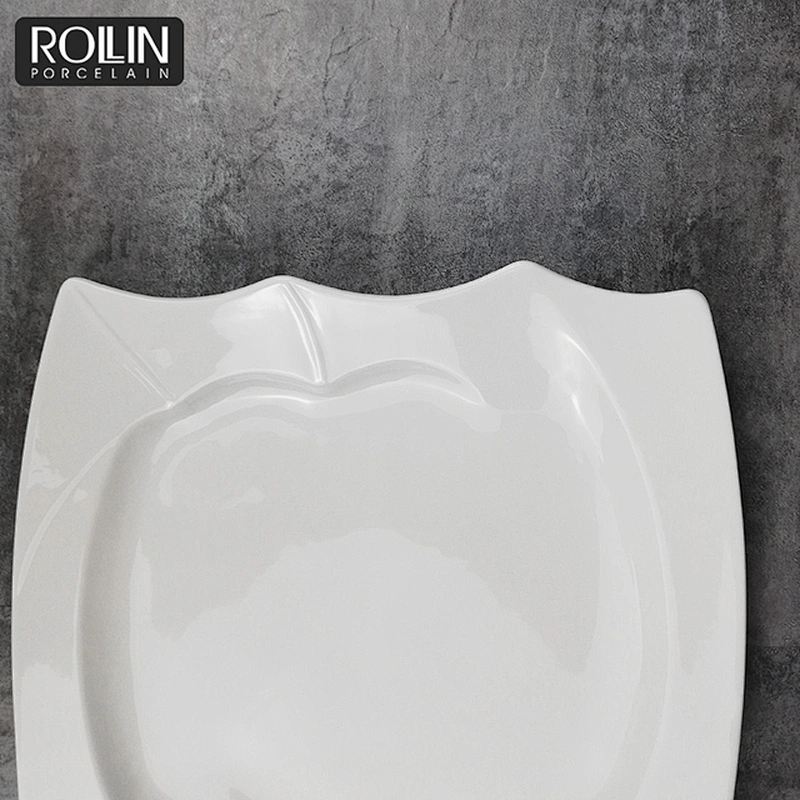 Wholesale custom size wedding plate Japanese porcelain plates for dinner