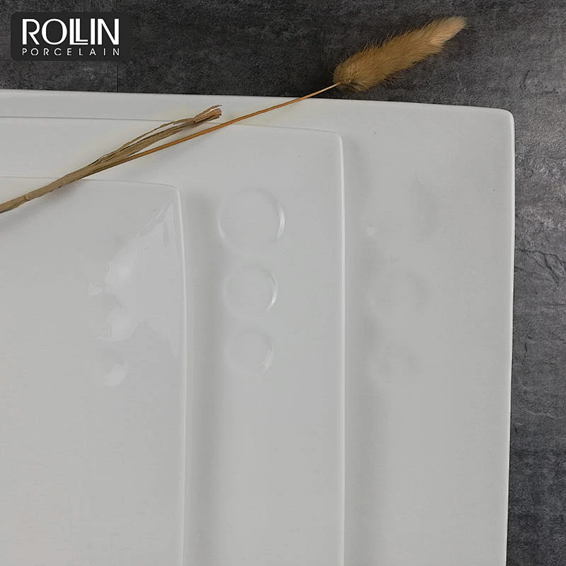 Royal ceramic dinnerware round plates for restaurants