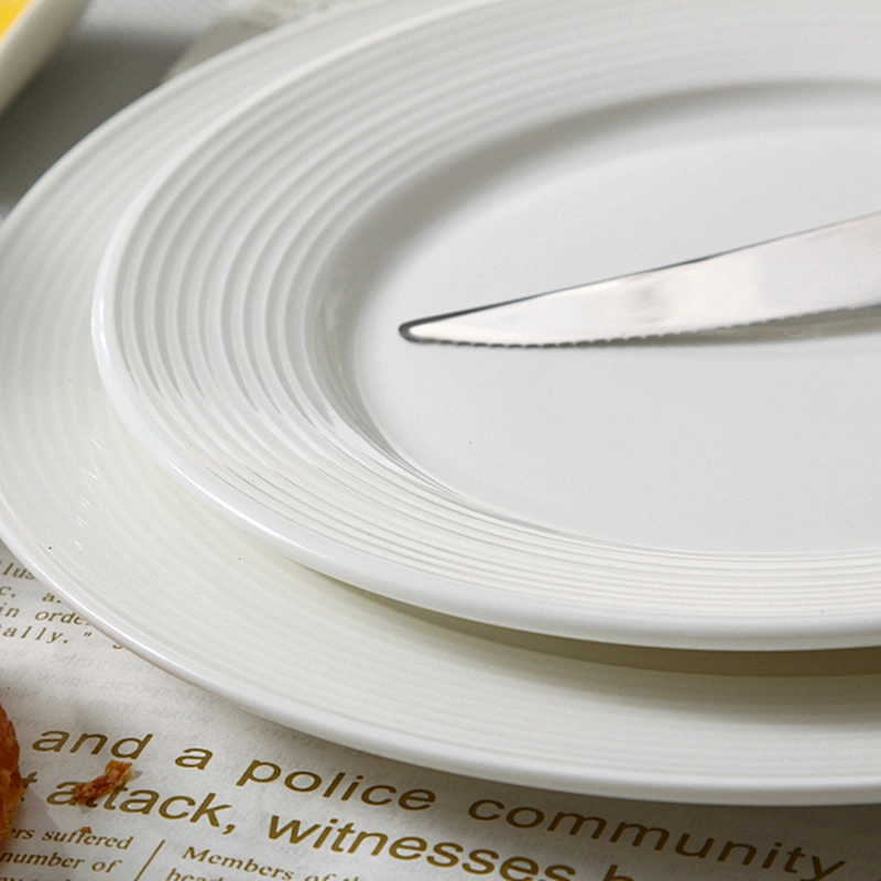 Modern Design Ceramic Dinner Plates Porcelain Dessert Plates Restaurant Plates