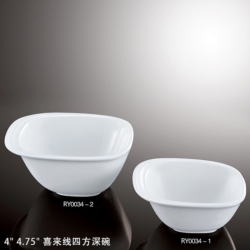Wholesale high quality Salad Bowls  white ceramic soup bowl for Restaurants
