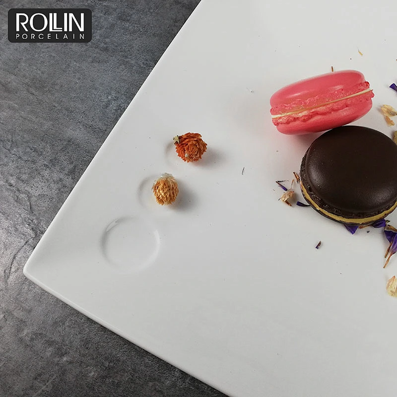 Royal ceramic dinnerware round plates for restaurants