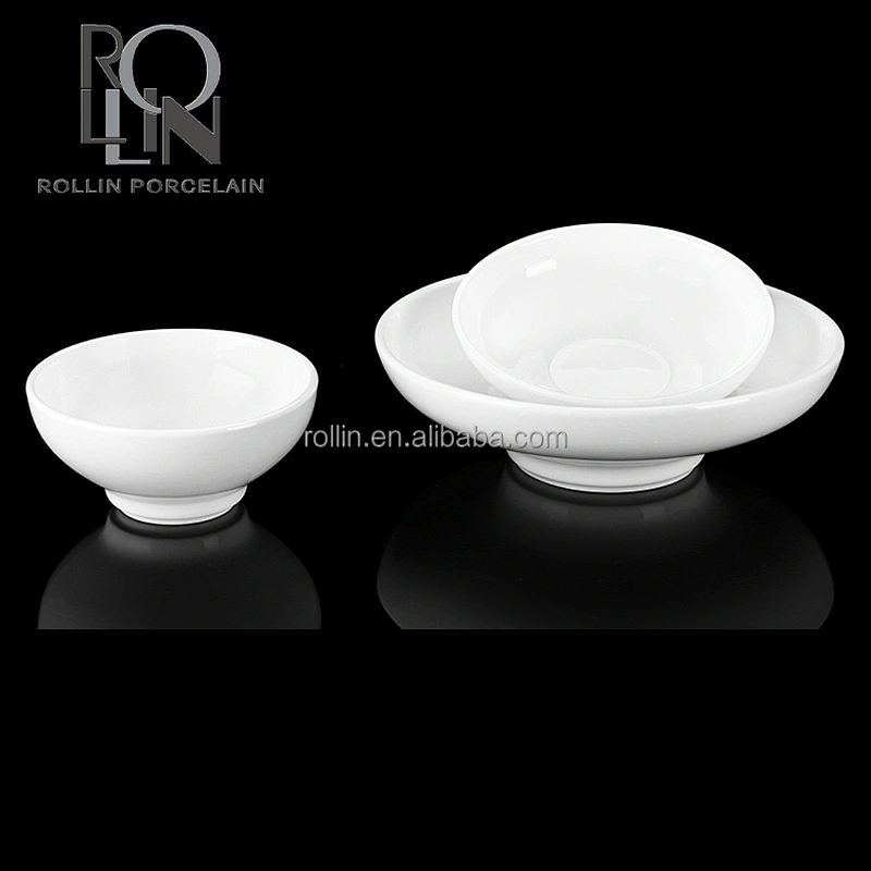 High quality hotel restaurant used porcelain dinnerware deep and shallow porcelain bowl