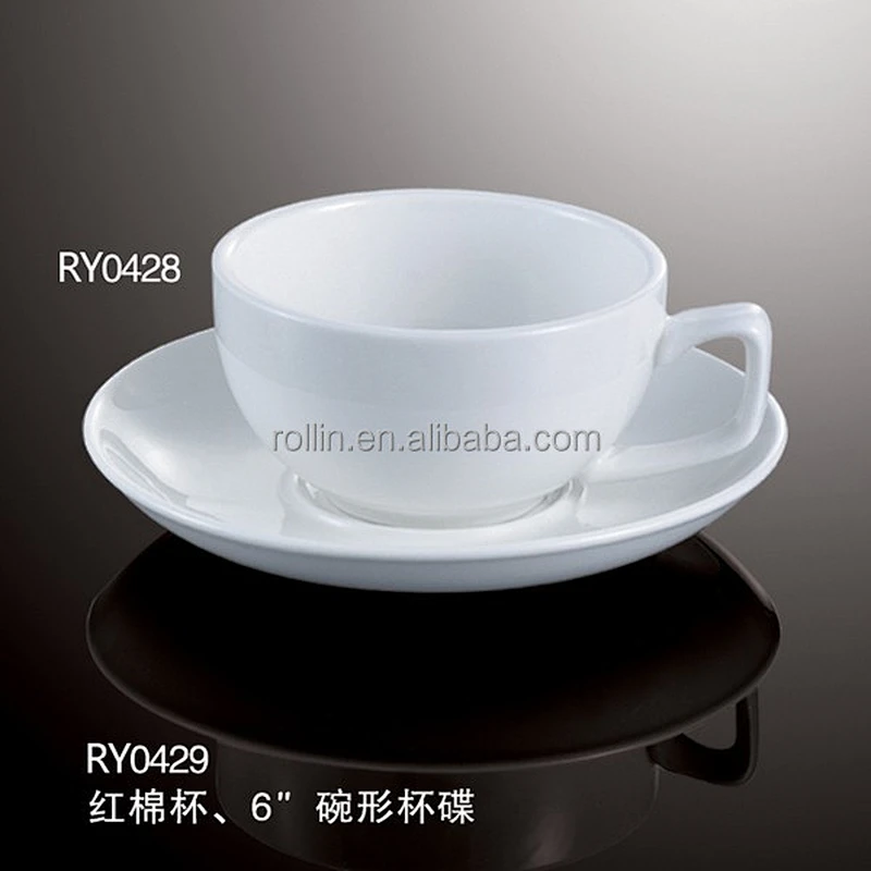 Wholesale ceramic porcelain & stoneware coffee mug cup,cappuccino/espresso/cofee/tea drinking cups set,cafe cup and saucer set