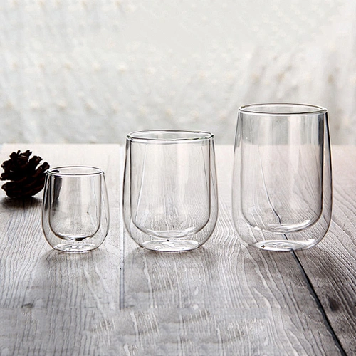 Food Safe Double Wall Pyrex Glass Latte Glass Coffee Cup Espresso cups