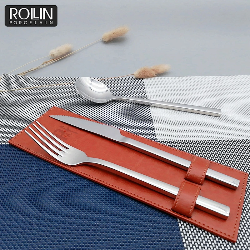 Narrow Table Knife Fork and Spoon Cutlery for Hotel and Restaurant
