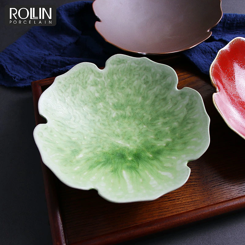 Glaze Plate Decal Porcelain Plates Korean Plates