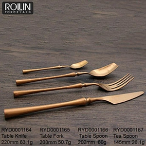 Low MOQ High Quality Stainless Steel Fork Spoon Knife Cutlery