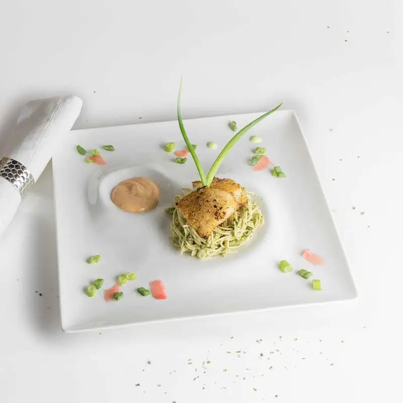 cheap square shape white porcelain dinner plate for restaurant/hotel