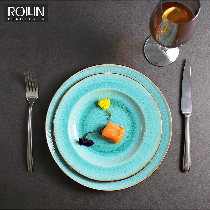 Chaozhou Manufacturer Hotel Supplies  Porcelain Side Plates and Dinner Plates