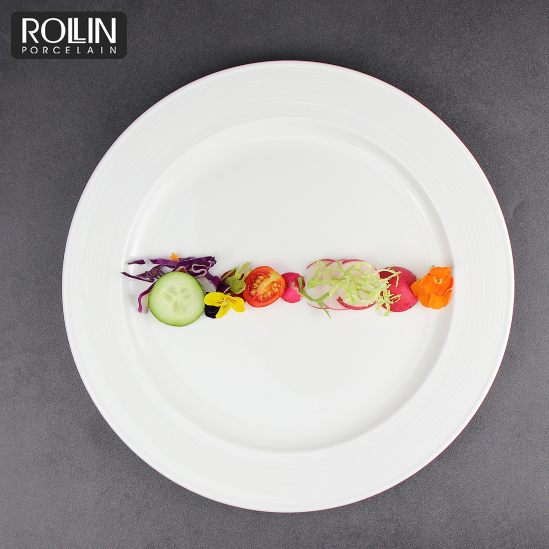 Classic Round Dinner Plate Side Plates for Hotel and Restaurant