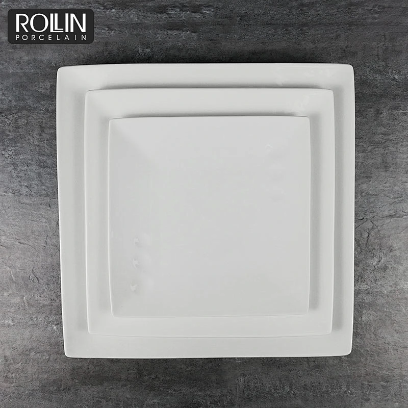 Royal ceramic dinnerware round plates for restaurants