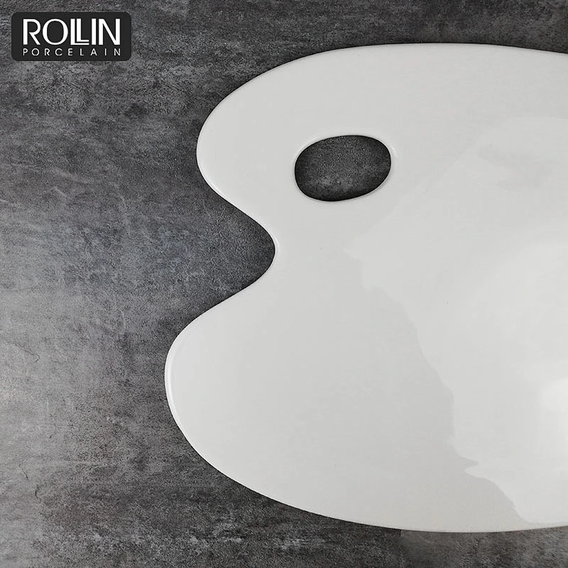 white tableware porcelain plate ceramic serving plate