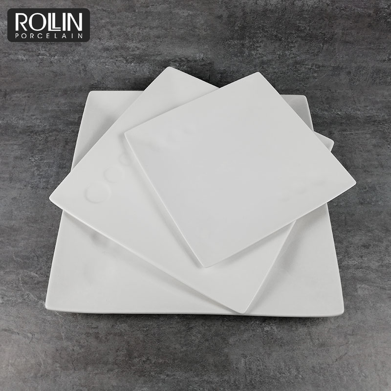 Royal ceramic dinnerware round plates for restaurants