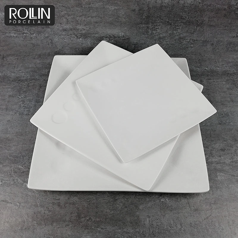 Royal ceramic dinnerware round plates for restaurants