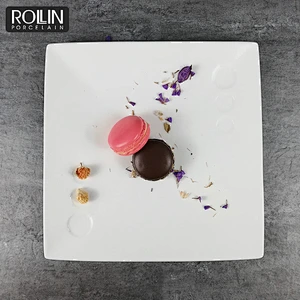 Royal ceramic dinnerware round plates for restaurants