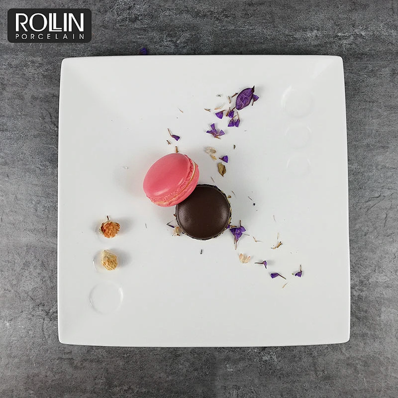 Royal ceramic dinnerware round plates for restaurants