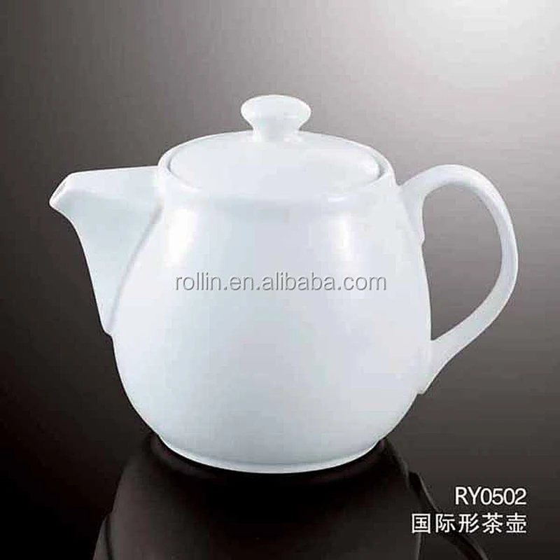 Hot sell Restaurant Ceramic coffee cup Tea, Chip-resistant Porcelain Pot Coffee Set, Commercial Crockery Tea & Coffee Pot