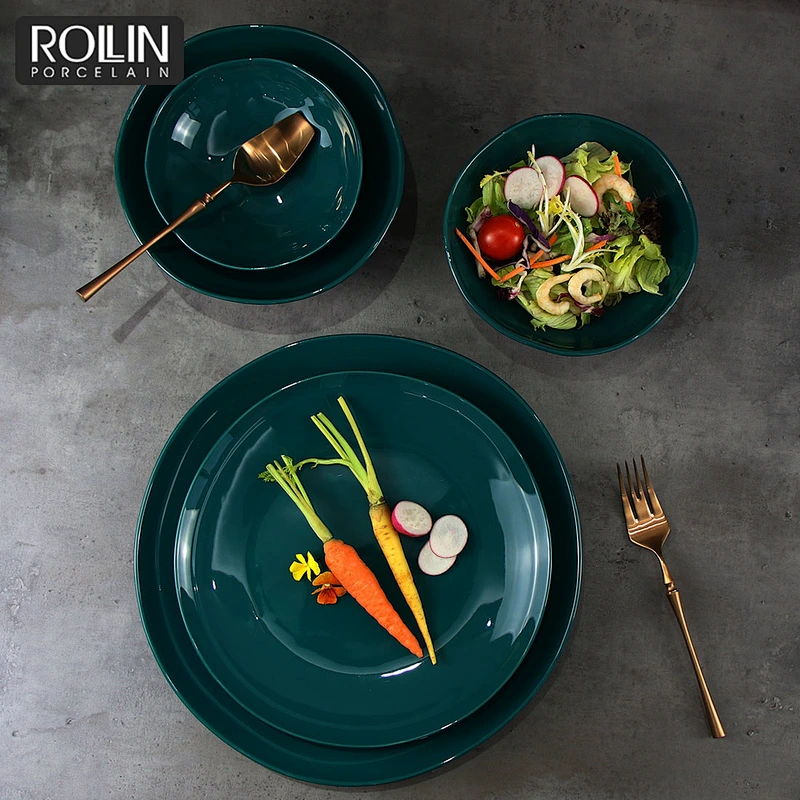 Wholesale Western Dinnerware Sets Christmas dinner plates Side Plates  for Home and Restaurant