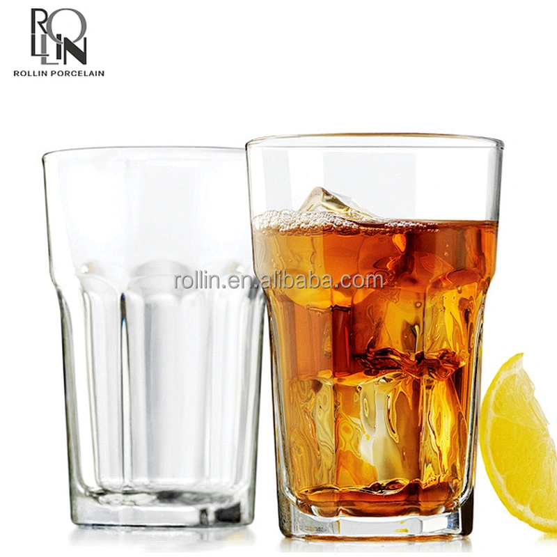 Factory Direct Wholesale Durable Glass Tea Cup Mugs Drinking Glass Measuring Cup