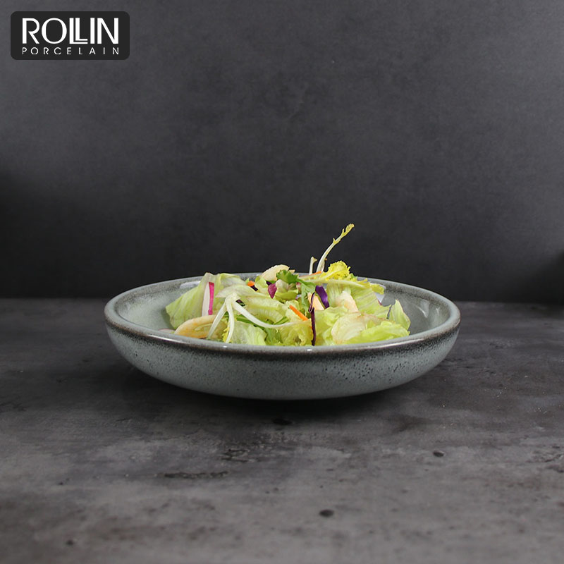 Factory direct wholesale Ceramic Plates Salad Plates Deep Plates for Hotel and Restaurant