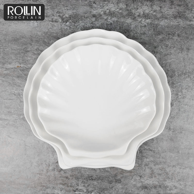 Restaurant tableware bulk dinner plates dinnerware set ceramic porcelain dinner plate sets
