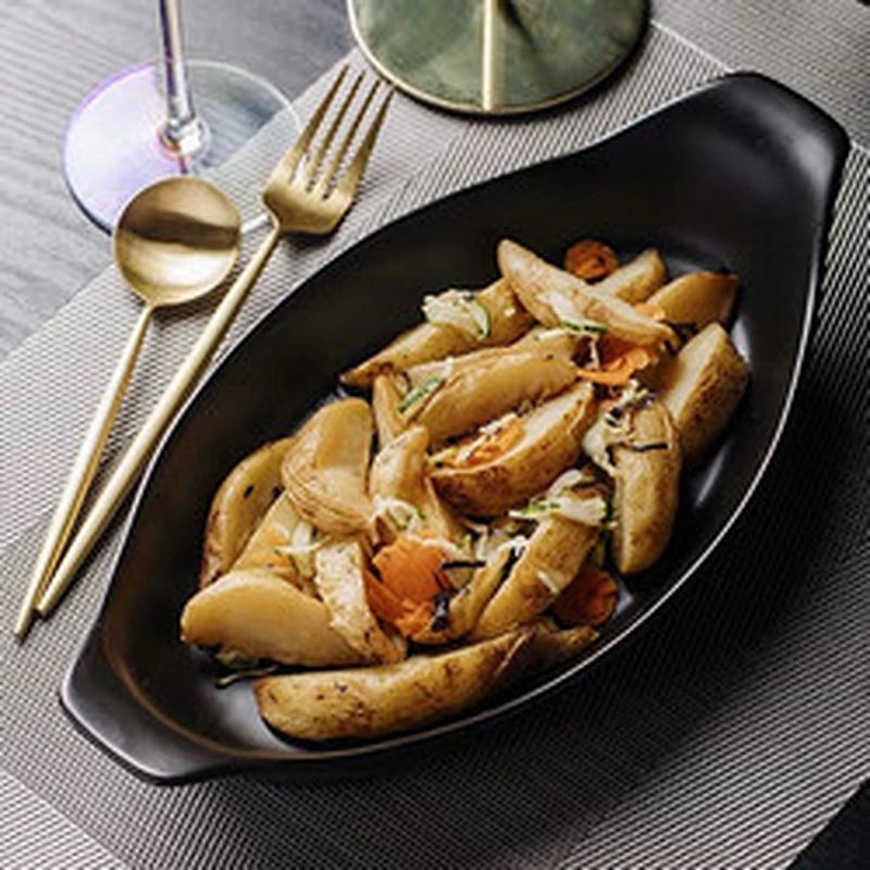 Wholesale Ceramic baking dish pans  rectangle Baking Tray Pasta Baking Tray